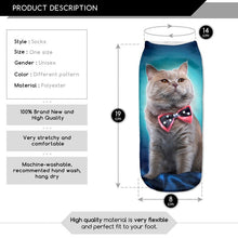 Cute 3D Print Cat Socks