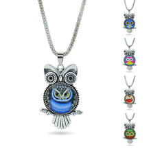 Owl  Glass Necklace