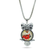 Owl  Glass Necklace