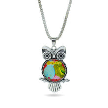 Owl  Glass Necklace