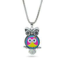 Owl  Glass Necklace