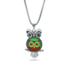 Owl  Glass Necklace