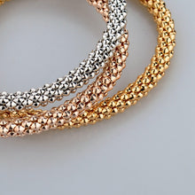 Gold Color Chain Bracelet 3pcs- 5Variants