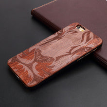 Natural Wood  Case For Iphone 5 5S 6 6S 6Plus 6S Plus 7 7Plus Shockproof