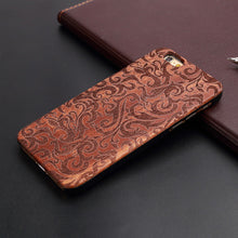 Natural Wood  Case For Iphone 5 5S 6 6S 6Plus 6S Plus 7 7Plus Shockproof