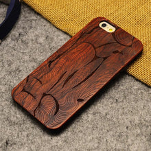 Natural Wood  Case For Iphone 5 5S 6 6S 6Plus 6S Plus 7 7Plus Shockproof