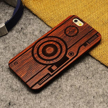 Natural Wood  Case For Iphone 5 5S 6 6S 6Plus 6S Plus 7 7Plus Shockproof