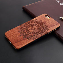 Natural Wood  Case For Iphone 5 5S 6 6S 6Plus 6S Plus 7 7Plus Shockproof