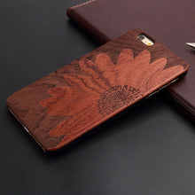 Natural Wood  Case For Iphone 5 5S 6 6S 6Plus 6S Plus 7 7Plus Shockproof