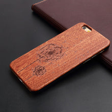 Natural Wood  Case For Iphone 5 5S 6 6S 6Plus 6S Plus 7 7Plus Shockproof