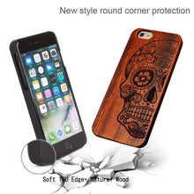 Natural Wood  Case For Iphone 5 5S 6 6S 6Plus 6S Plus 7 7Plus Shockproof