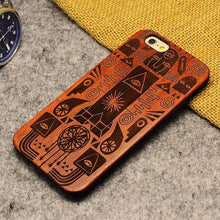 Natural Wood  Case For Iphone 5 5S 6 6S 6Plus 6S Plus 7 7Plus Shockproof