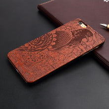Natural Wood  Case For Iphone 5 5S 6 6S 6Plus 6S Plus 7 7Plus Shockproof