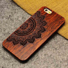 Natural Wood  Case For Iphone 5 5S 6 6S 6Plus 6S Plus 7 7Plus Shockproof