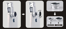 Phone Lenses Fish Eye + Wide Angle + Macro Camera For iPhone And Android