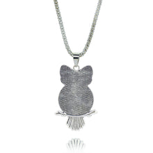 Owl  Glass Necklace
