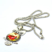 Owl  Glass Necklace