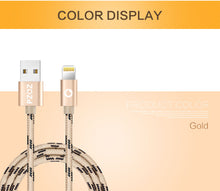 USB Fast Charger Cable For iphone 7 6 6S Plus 5 5S SE iPad  Air 2